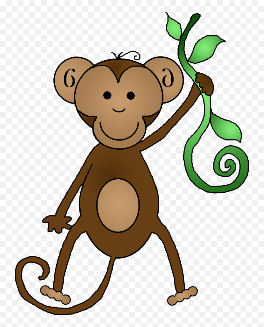 Baby Monkeys Primate Clip Art - Monkey Free Clip Art Emoji,Boy Microphone Baby Emoji