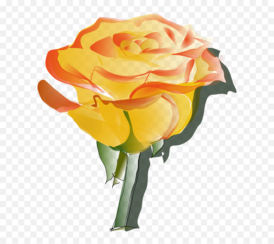 Free Yellow Flower Flower Vectors - Yellow Flowers Tattoo Line Art Emoji,Sleeping Emoji