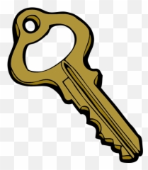 Old Style Hollow Door Key Vector Image - Clip Art Of Emoji