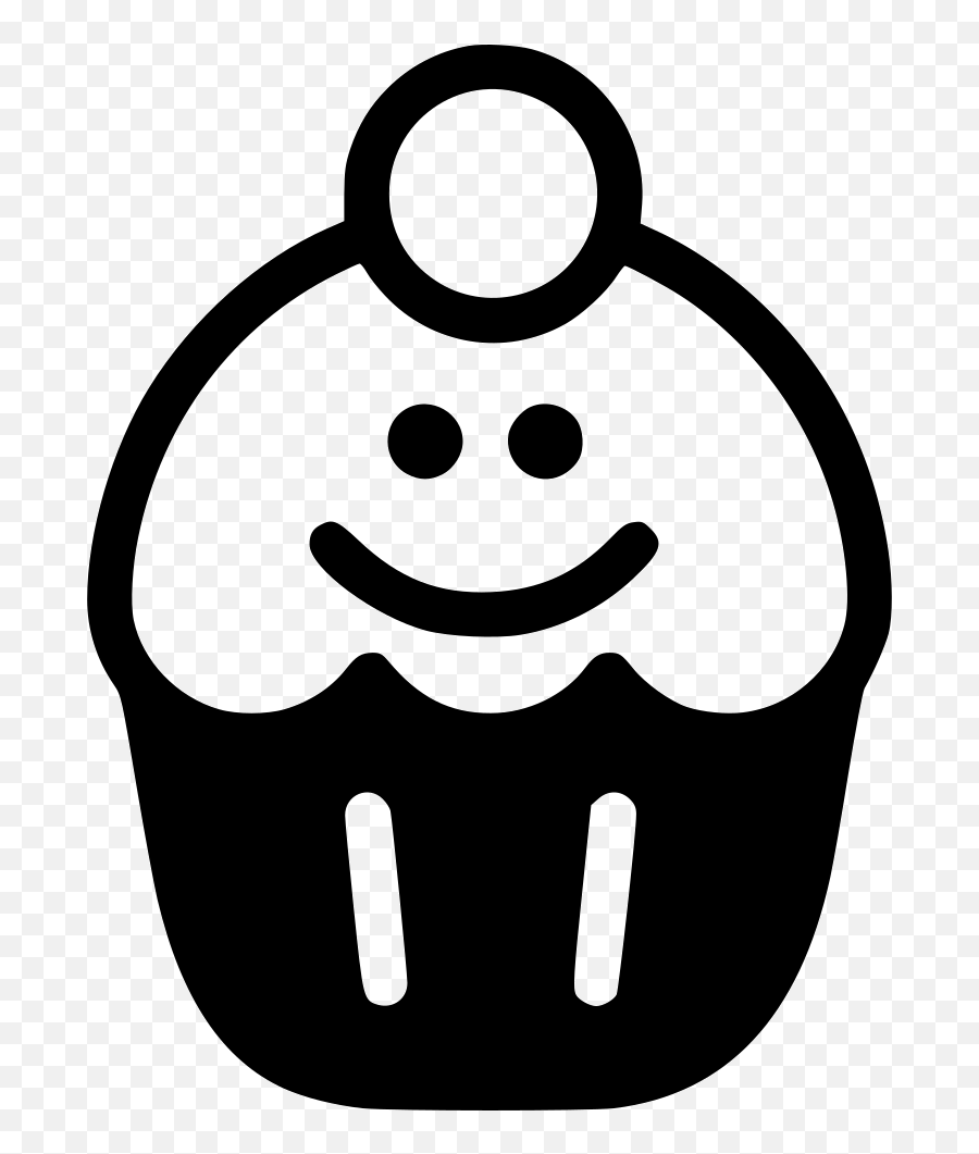 Smile Svg Png Icon Free Download - Cupcake Smile Png Emoji,Cupcake Emoticon