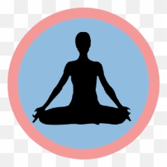Black Icon Sport Asian Silhouette - Make Poster On Yoga Emoji