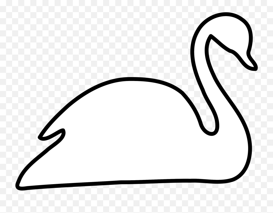 White Swan Clipart - White Swan Logo Png Emoji,Swan Emoji