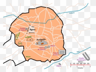 Atenas Clásica - Ciudad De Atenas Mapa Emoji,Og Peach Emoji