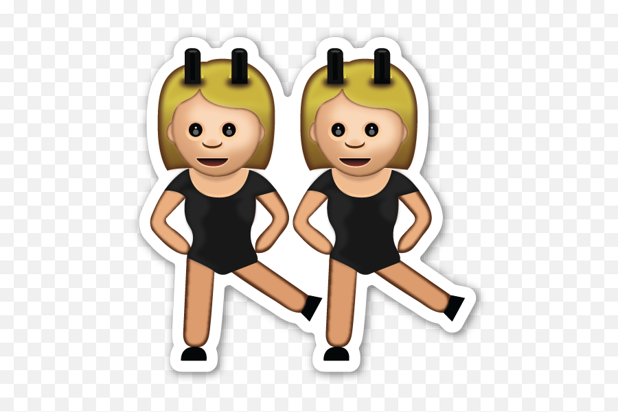 What Does Emojis Really Mean - Two Dancing Girls Emoji,Best Friend Emoji