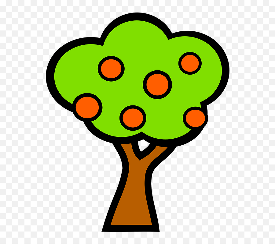 Tree Fruit Food - Fruit Tree Emoji,Old Peach Emoji
