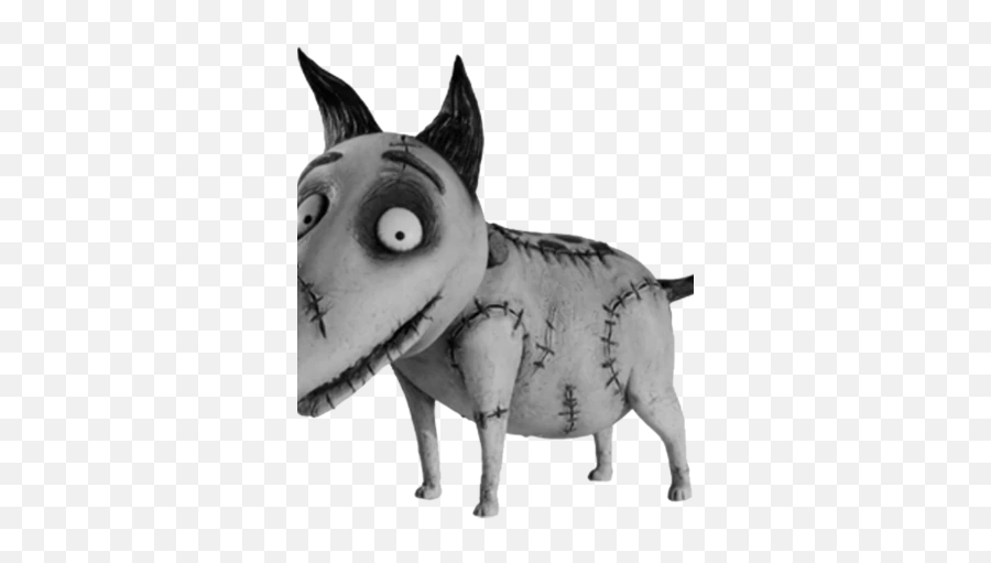 Sparky - Tim Burton Characters Dog Emoji,Frankenstein Emoji