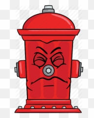 u0027Fire Hydrant Emoji Cartoonsu0027 by Vector Toons - Angry