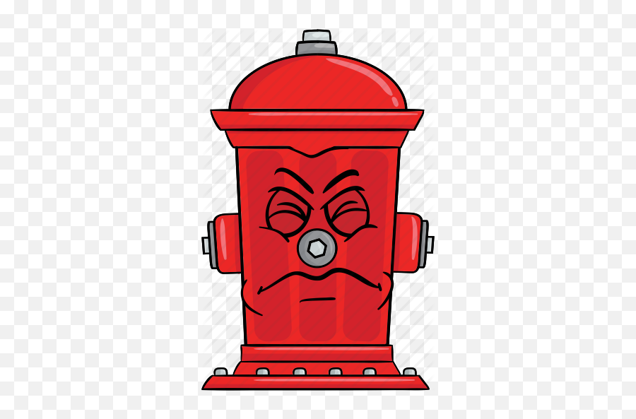 U0027fire Hydrant Emoji Cartoonsu0027 By Vector Toons - Angry Fire Hydrant,Fire Emoji Iphone