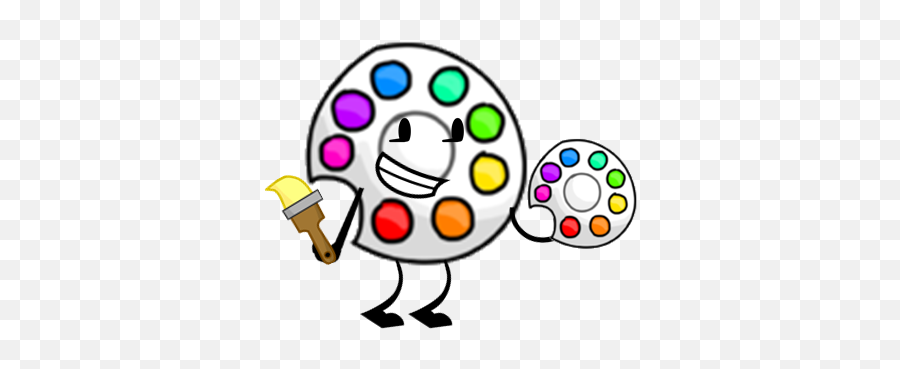 Picture - Super Object Battle Paint Palette Emoji,Paint Palette Emoji