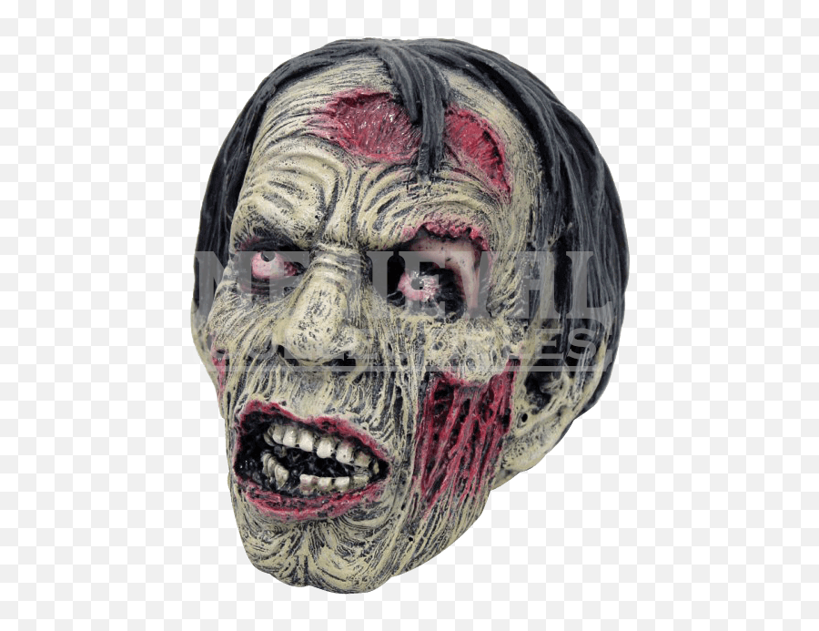 Staring Zombie Head - Cc9699 By Zombies Playground Mask Emoji,Groaning Emoji