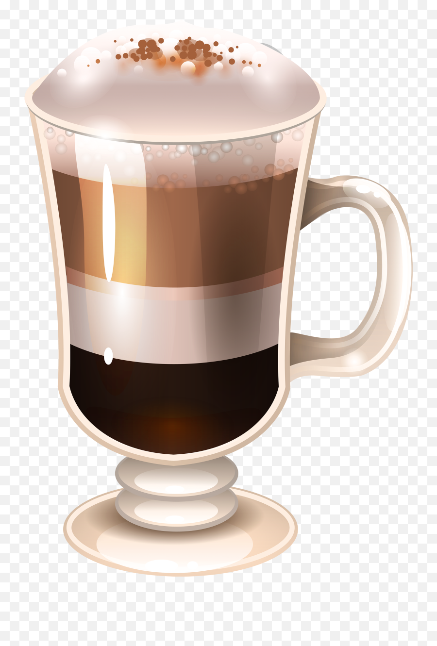 Latte Macchiato Irish Coffee Cappuccino - Irish Coffee Cup Clipart Emoji,Frog Coffee Emoji