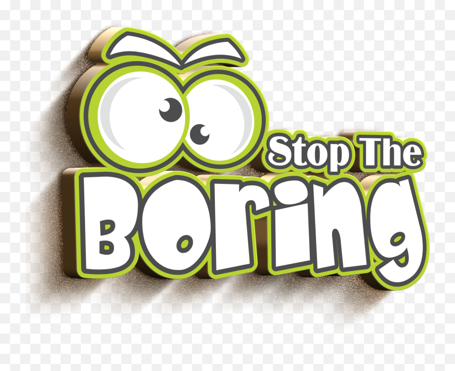 Stop The Boring Stop The Boring - Graphic Design Emoji,Genie Lamp Emoji