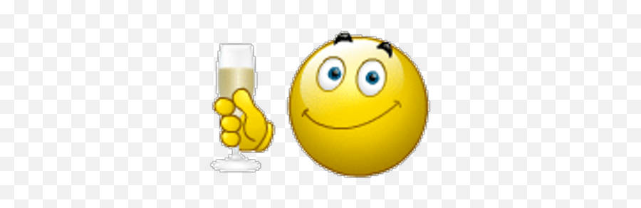 Johannah Villanueva - Smiley Champagne Emoji,Cheers Emoticon
