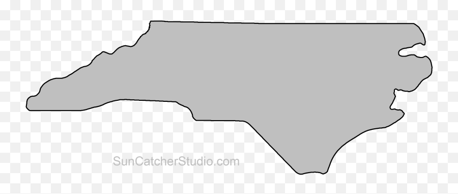 North Carolina Clipart Map - North Carolina State Outline Emoji,North Carolina Flag Emoji