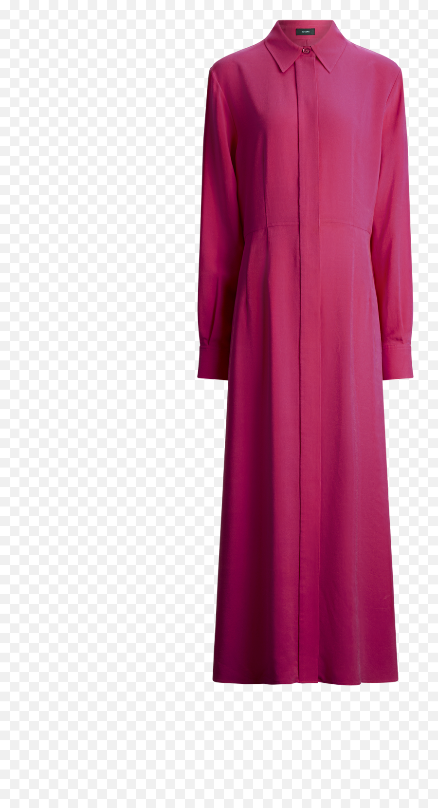 Download Joseph Turner Silk Rib Shirting Dress In Corundum - Gown Emoji,Emoji Gown