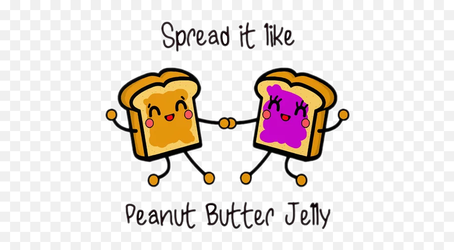 Peanut Butter Sticker Challenge - Spread It Like Peanut Butter Jelly Emoji,Peanut Butter Jelly Emoji