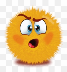 Cute Fur Emoji Transparent Png - Transparent Background Eye Emoji,Cute Emoji
