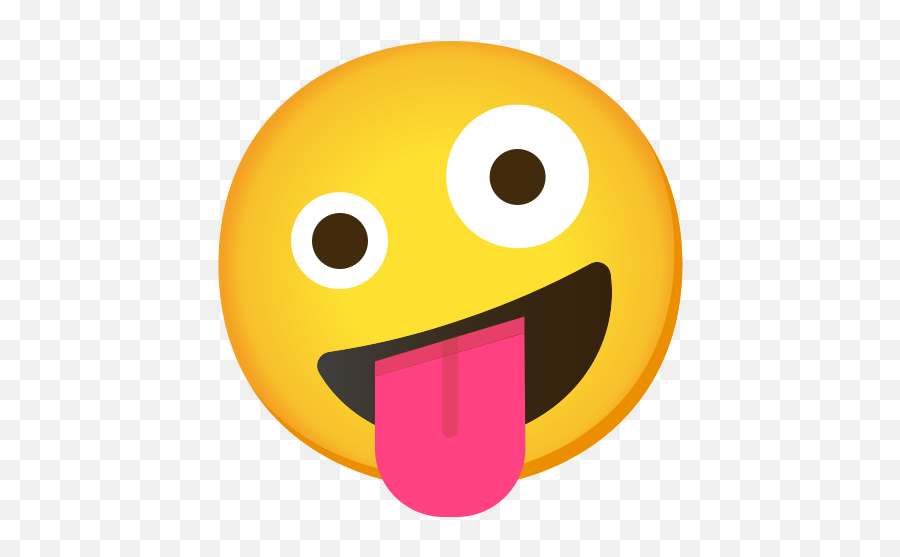 Zany Face Emoji - Emoji Cara Loca,Winky Face Emoji