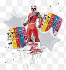 Power Rangers Bouquet - Red Ranger Ninja Steel Emoji,Power Ranger Emoji