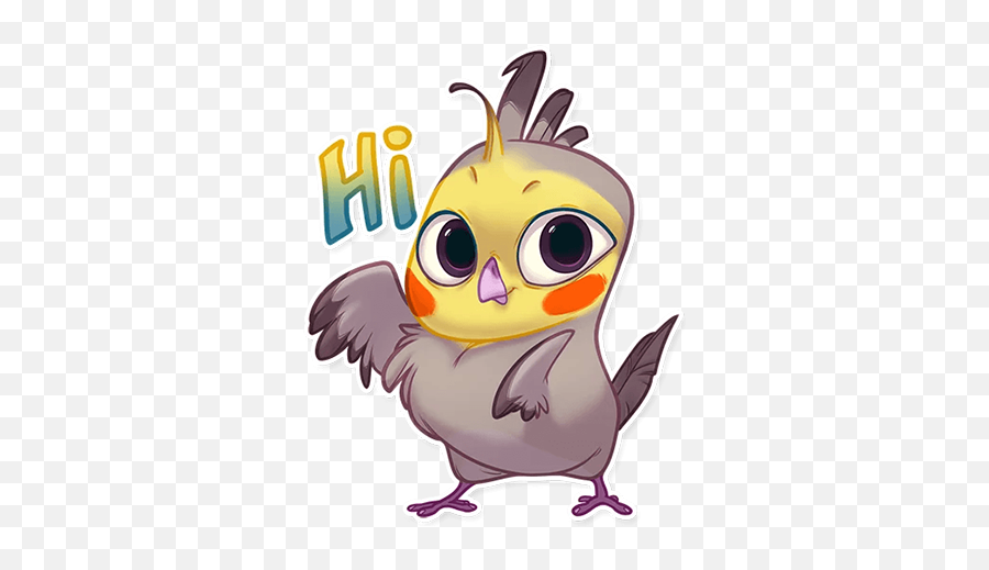 Bird Stickers Pack - Bird Sticker In Whatsapp Emoji,Cockatiel Emoji