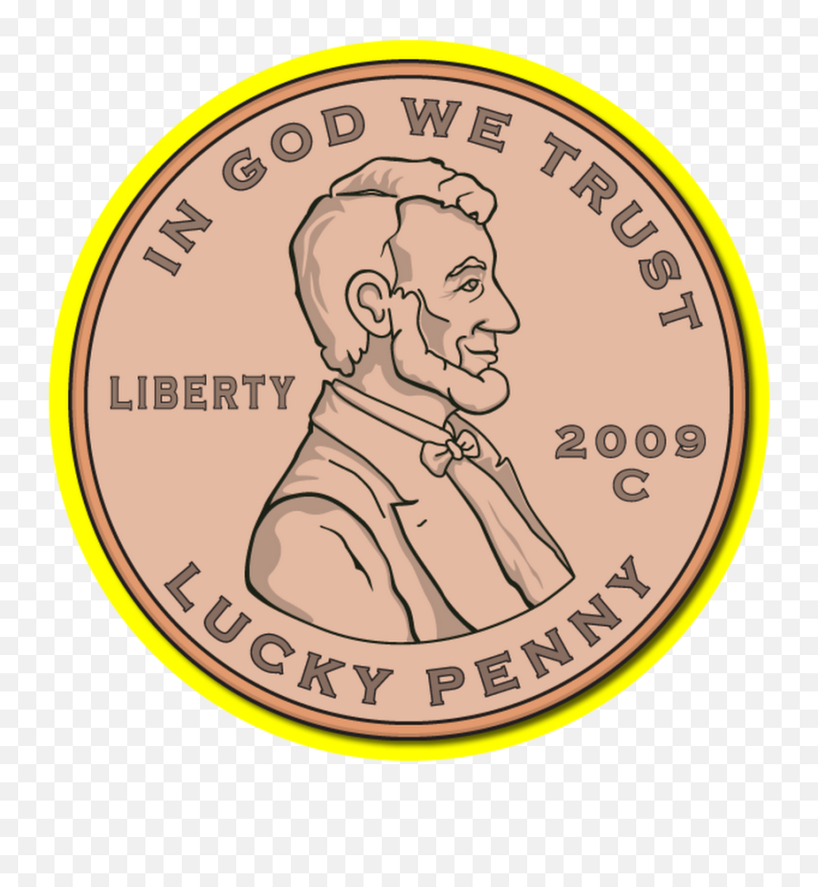 Luckypennyshop - Lucky Penny Clip Art Emoji,Penny Emoji