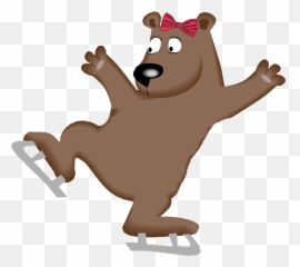 Holiday Clipart Ice Skating - Animal In Emoji