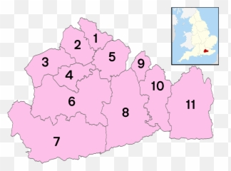 Surrey Numbered Districts - In Emoji