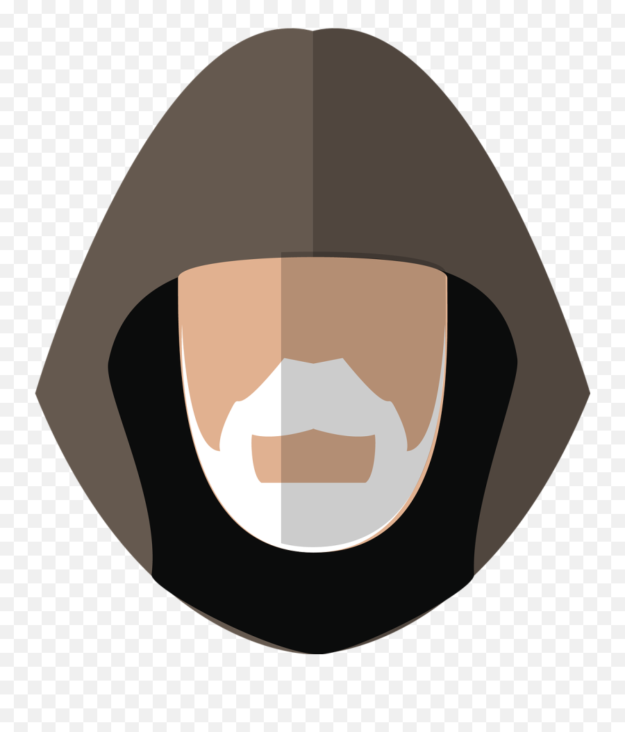 Starwars Man Beard Old Hat - Beard Emoji,Star Wars Emoticons