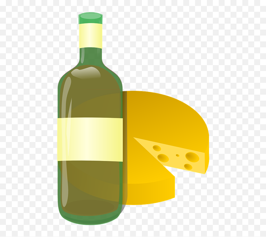 Cheese Dairy Alcohol - Vector Wine And Cheese Clipart Emoji,Milk Bottle Emoji