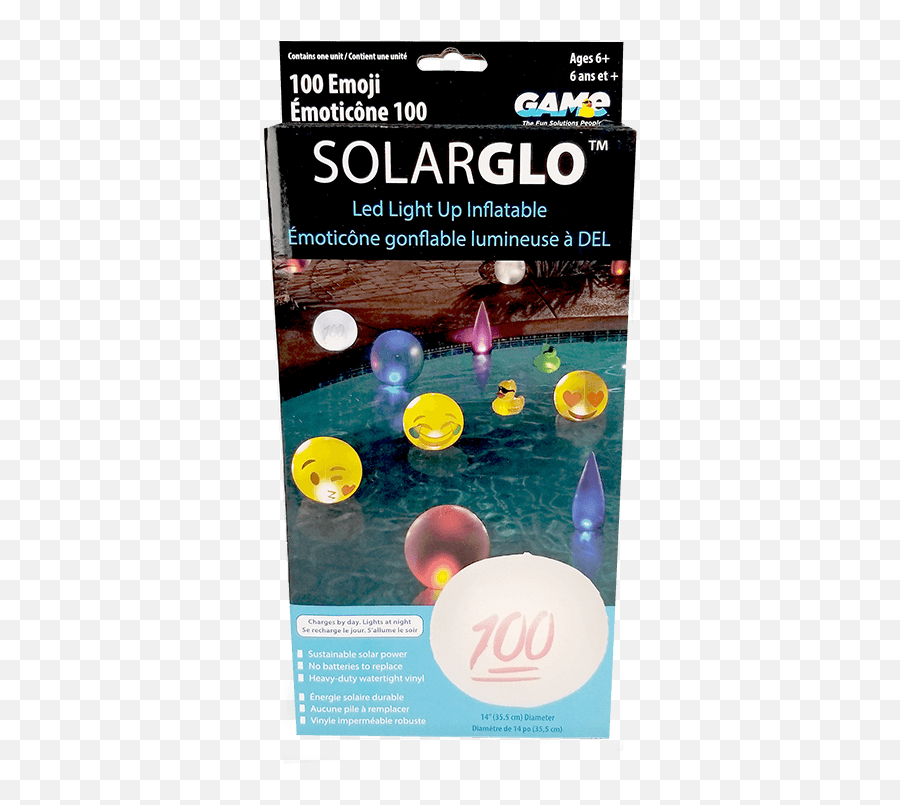 Solarglo Solar Light Floating Emoji - Bon Jovi Have A Nice,Hundred Emoji