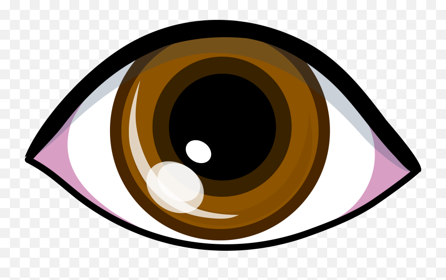 Big Cartoon Eyes Brown Eyes Clipart Jpg - Brown Eye Clipart Emoji,Eyeballs Emoji