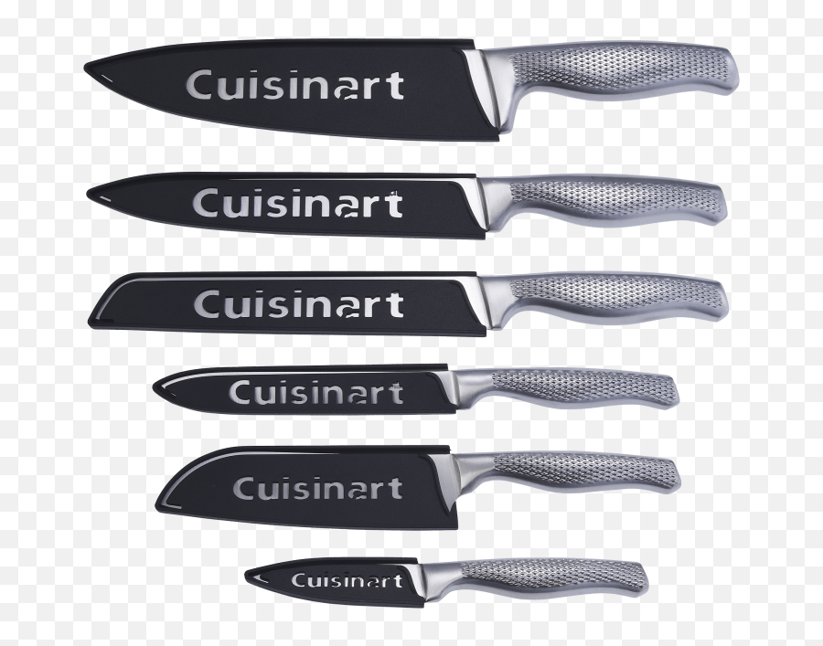German Steel Knife Set With Blade Covers - Cuisinart Knives With Covers Emoji,Knife And Shower Head Emoji