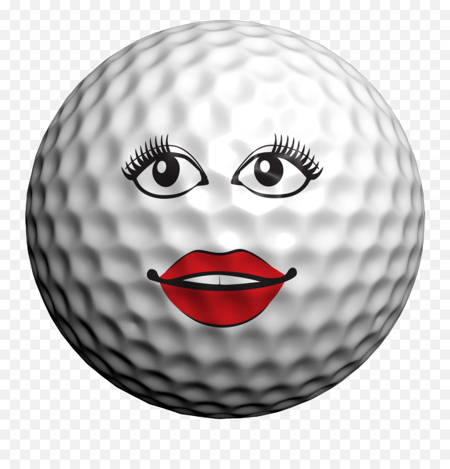Golfmoji Girls - Funny Golfball Marking Emoji,Golf Emoji