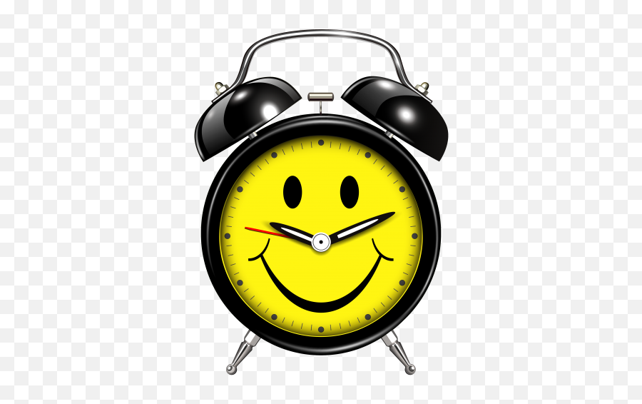 Alarm Clock Png - Smiling Clock Clipart Emoji,Oh Well Emoticon
