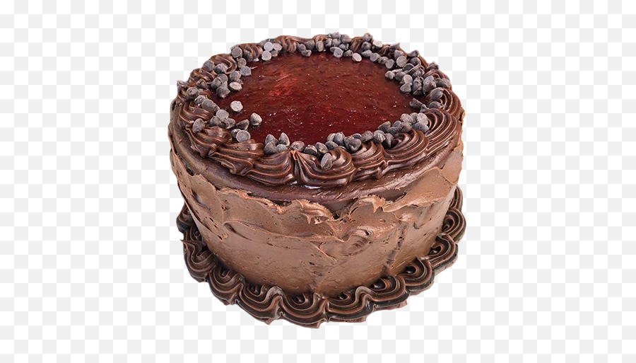 Chocolate Strawberry Buttercream Cake - Chocolate Cake Emoji,Chocolate Cake Emoji