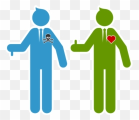 Love And Death Symbols - Clibart Man Emoji