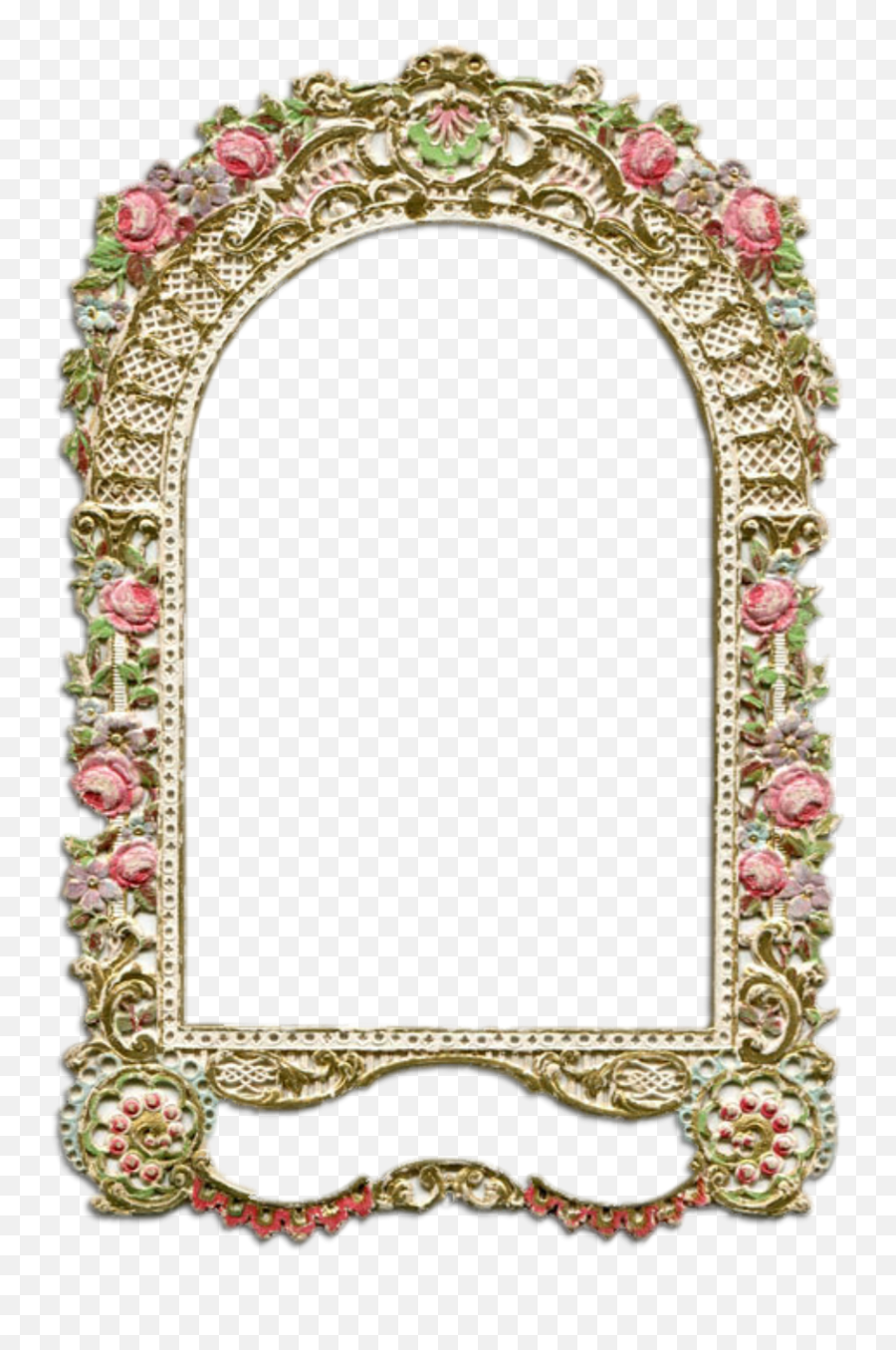 Ornate Vintage Frame Gold Decoration Emoji,Wedding Anniversary Emoji