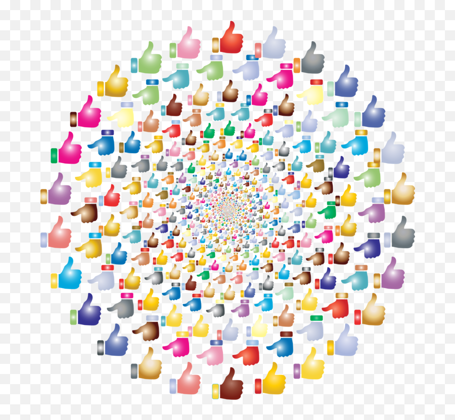 Plastic Thumb Signal Thumb Png Clipart - Lots Of Thumbs Up Emoji,Vortex Emoji