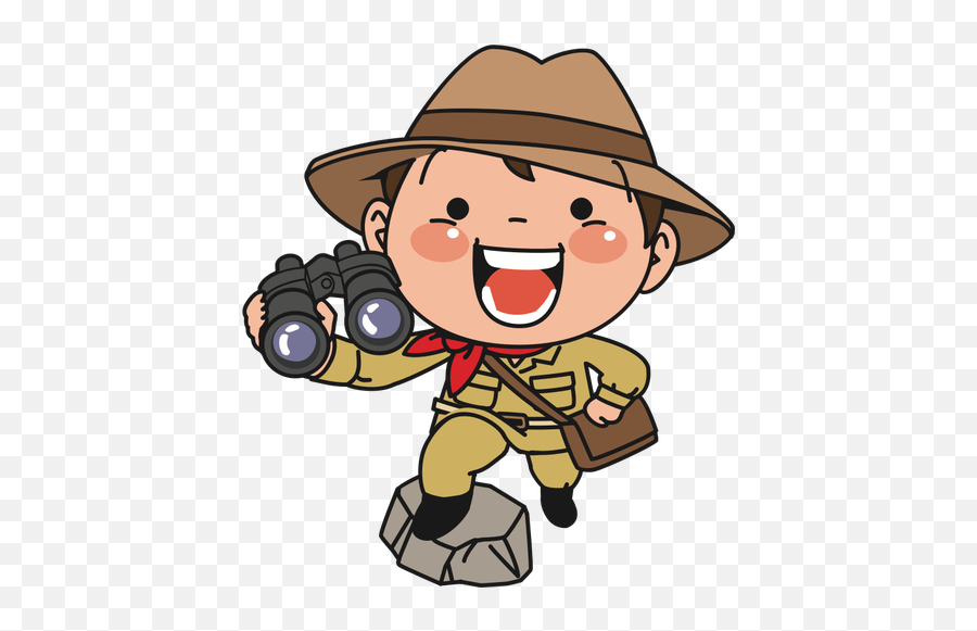 Explorer With Binoculars - Explorer Clipart Emoji,Emoji With Binoculars