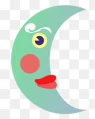 Cartoon Moon - Gambar Bulan Animasi Lucu Emoji