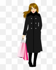 Shopping Bags Free Stock Photo - Illustration Blonde Girl Emoji