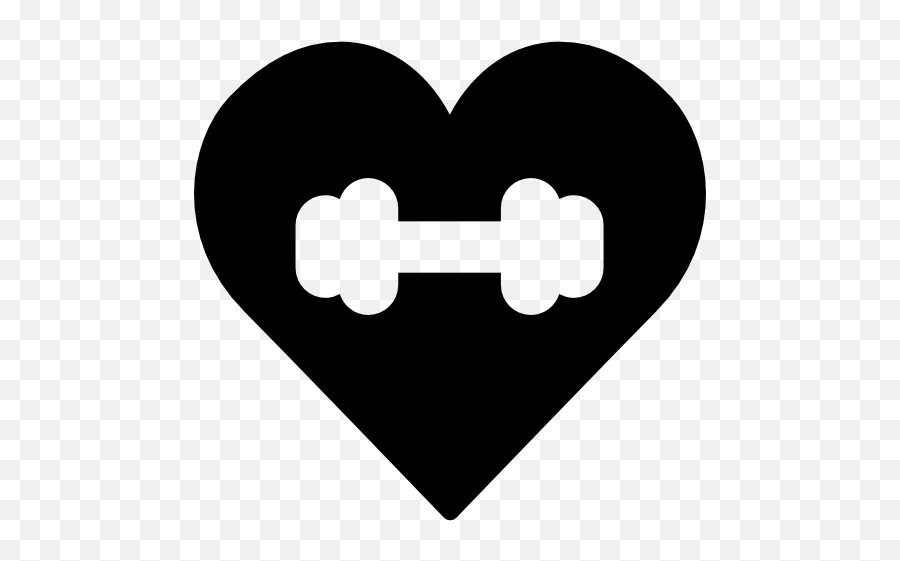 Heart Love Gym Lifestyle Sports And Competition Icon - Gym Lover Icon Png Emoji,Dumbbell Emoji