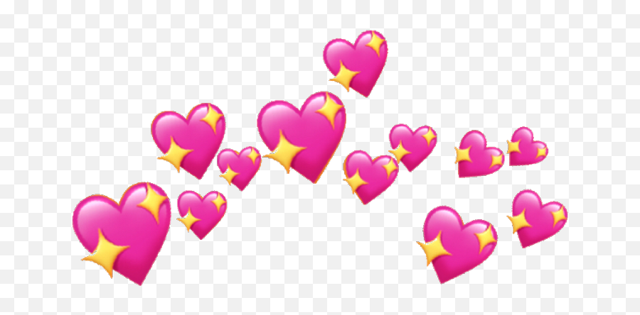 Sticker Heart Apple Emoji Sparkle Sparkleheart Shine - Hearts Png Aesthetic,Heart Sparkle Emoji