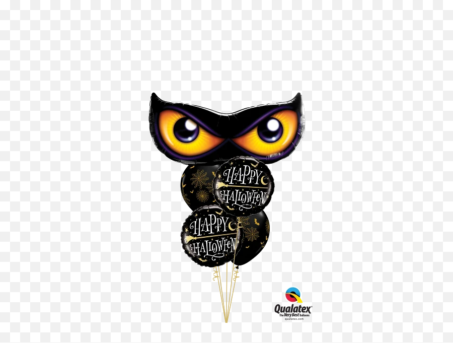Happy Halloween Emoticon U2013 Funtastic Balloon Creations - Witch Eyes Cartoon Emoji,Spooky Emoticon