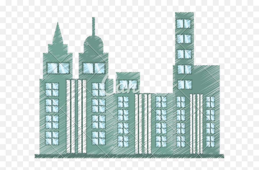Drawing Skyscraper Transparent Png - Skyscraper Drawing Emoji,Empire State Building Emoji