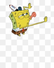 480 X 771 32 - Spongebob Licking Meme Clipart Full Size Transparent Emoji