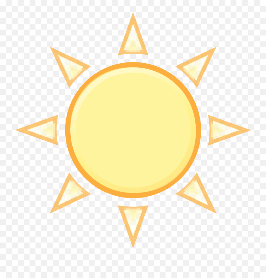 Transparent Sunny Weather Clipart - Transparent Sun Clipart Black And White Emoji,Sunny Day Emoji