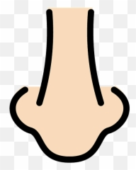 Nose Emoji Clipart - Vertical