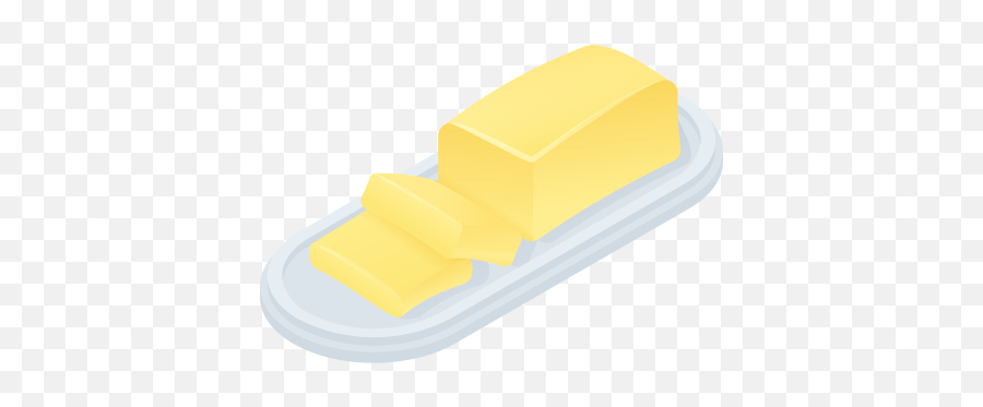 Butter Icon - Horizontal Emoji,Butter Emoji