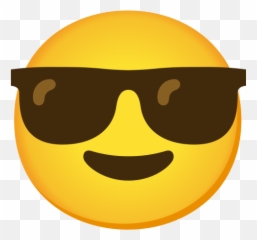 Smiling Face With Sunglasses Emoji - Transparent Png